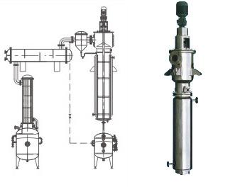 Wiped Vacuum Thin Film Evaporator Concentration Evaporation Equipment 304 316l Distillation System