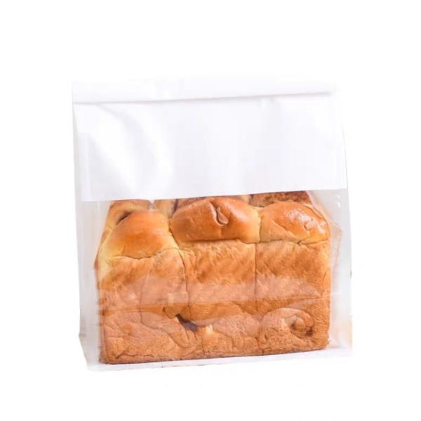 Таможня Gravure OEM белая напечатала сумки пекарни с окном прозрачным