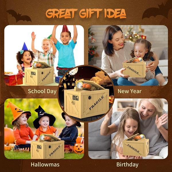 Kids Holiday Gift Brown Color Stealing Money Bank Abs Material Tricky Cat'S Claw