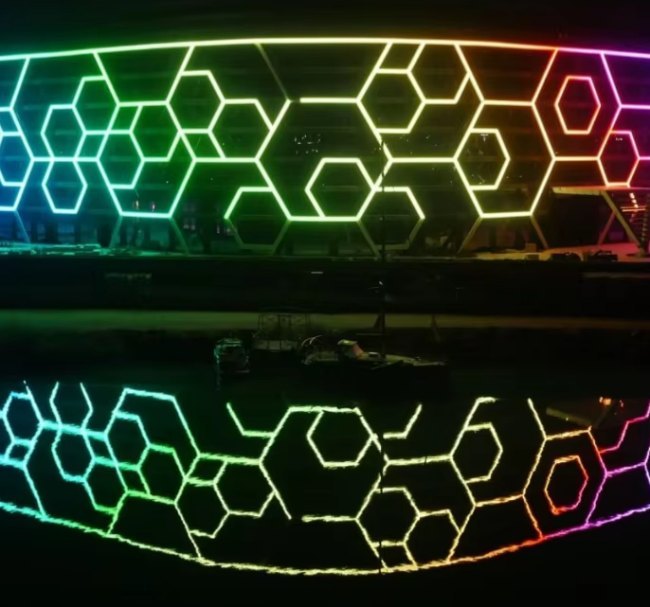Smart DMX512 RGB LED Profile Light Tube Linear Lighting For Building Illumination