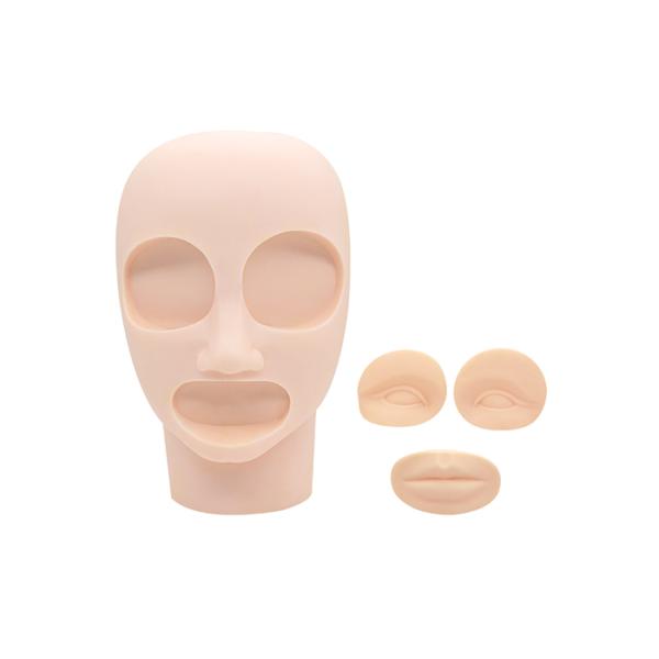 3D Permanent Makeup Fake Tattoo Practice Skins Tattoo Head Practice Skin