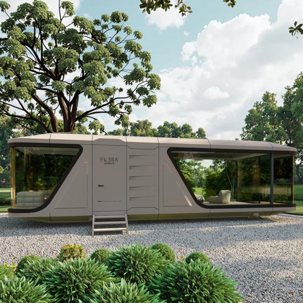 Éco-Chic Modulaire de l'acier encadré Container maisons hôtellerie instantanée complexe pour les hôtels et les applications résidentielles compactes villas