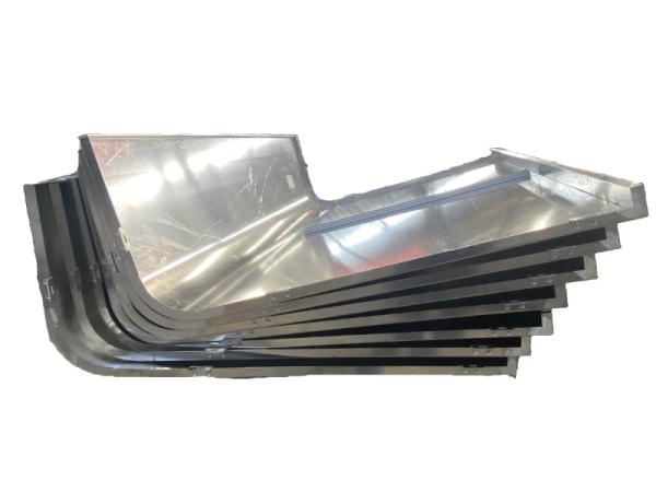 Construction Wrapping Cylinder Erosion Resistant Flexure Plate Curved Type Aluminium Veneer Fluorocarbon Coated Anti Static Exterior Wall  Installation