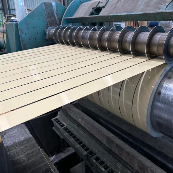 0.11mm Thick 55mm Width Prepainted Aluminum Foil Coil For Rollable Ridge Ventilation Tape Making