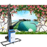 Impressora a jato de tinta automática da parede 1440DPI, máquina 6D imprimindo mural vertical
