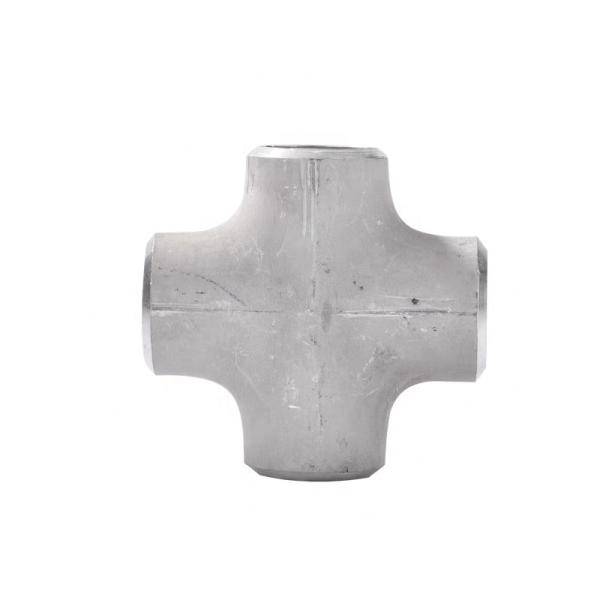 Stainless Steel SCH40S Butt Weld Pipe Fitting 4 Way Cross Connector 1