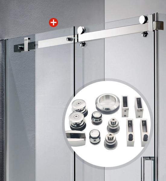 Sliding Shower Door Glass Roller Wheel Hardware Fitting with Zinc Alloy Construction