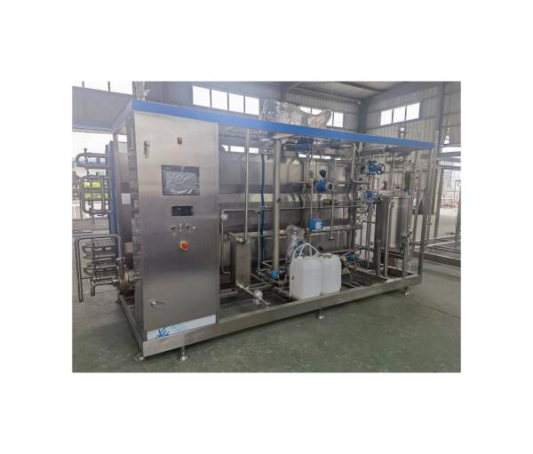 Tubular Sterilizer 7.5 Kw Voltage 380V/440V for 1-5 Tons Per Hour Milk Beverage Fluids