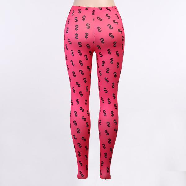 US Dollar Printed Pantyhose Tights Leggings Stockings High Waist Skin Friendly For Women