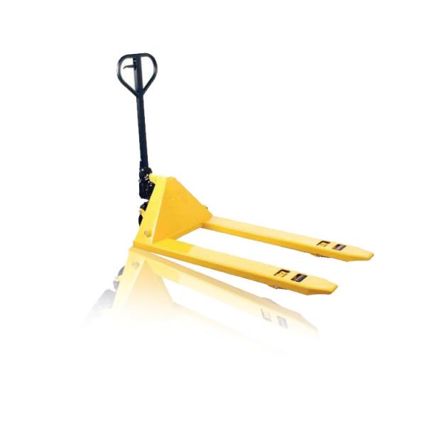 HUADING 2 Ton Hand Pallet Truck Yellow Steel 3 Ton Manual Forklift with Import Pump