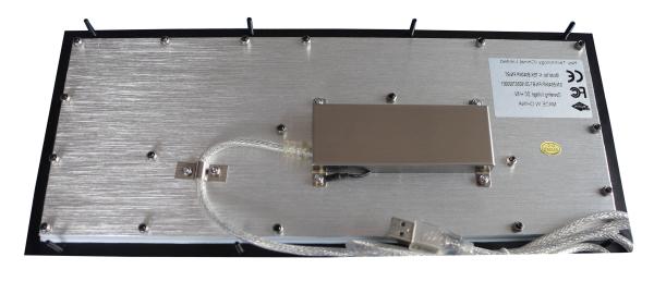 IP65 破壊者の証拠のステンレス鋼の産業キーボード 95 は密集したフォーマットを調整します
