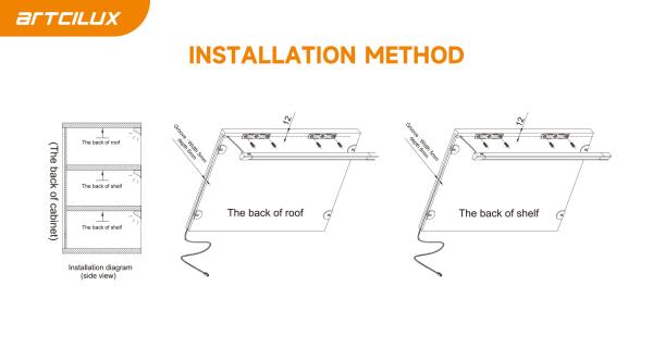 A2304 Surface Strip Light 1000*18.5*18mm DC12V SMD2835 120PCS/M 14.4W/M The Perfect Lighting Solution