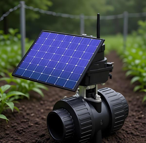 Etrany 4G LORA WIFI Solar Powered Smart Ball Valve IP67 Waterproof Agriculture Irrigation Controller for Remote Water Management