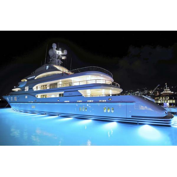 90W Slim Pontoon Underwater Transom Light IP68 Waterproof