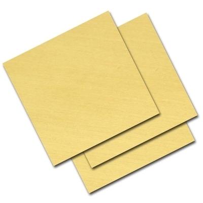 H68 1.5mm Brass Laminate Sheet High Corrosion Resistance 60% Purity