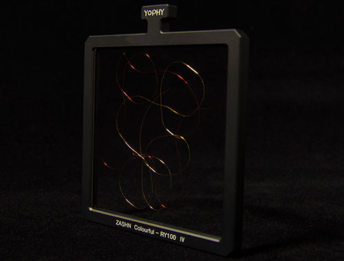 Optical Glass ZASHN Filter 175g , Colourful-RY 100 IV IR Blocking Filter