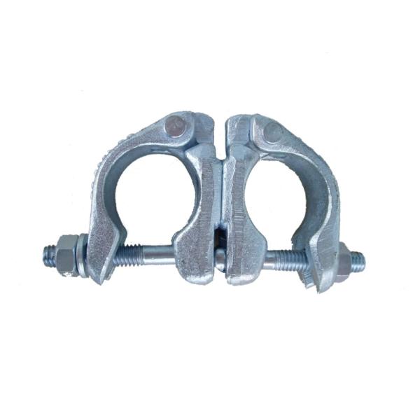 Galvanized Double Scaffolding Swivel Coupler , Pressed Sleeve Coupler British