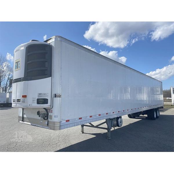 Semi-Trailer Truck 2 Axles 8 Wheels 40ft 48ft 53ft Flatbed 12R22.5 Tyre Insulated Van Reefer Steel Iron Material TS16949 Certificate