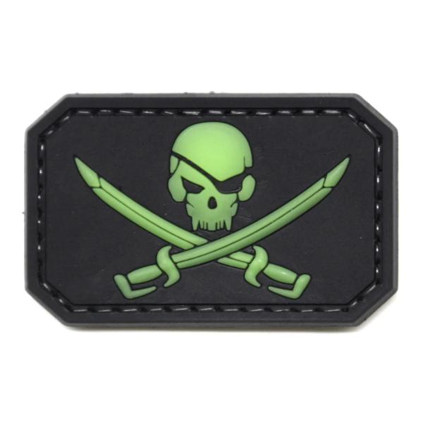 Thickness 4mm Morale PVC Patch Waterproof Durable For Army Military Hats
