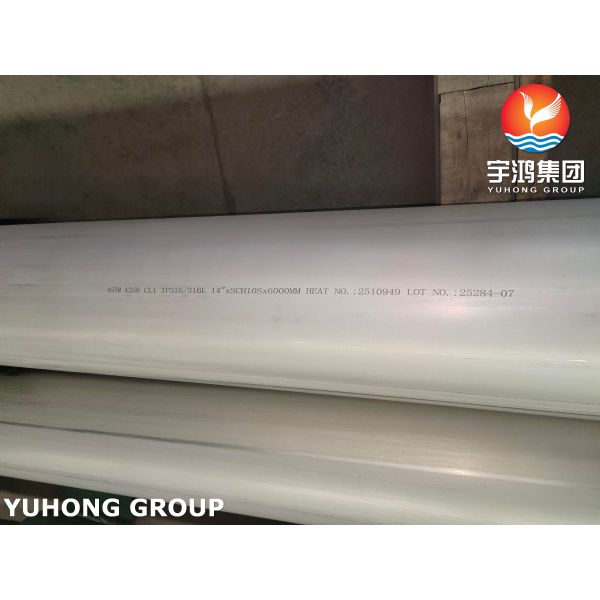 ASTM A358 TP316L Electric-Fusion-Welded Austenitic Chromium-Nickel Stainless Steel Pipe for High-Temperature Service and General Applications