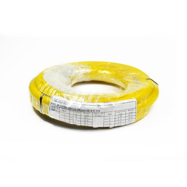 24 Core Single Mode Fiber Patch Cord , Fiber Optic Assemblies SM MU / APC - SC / APC