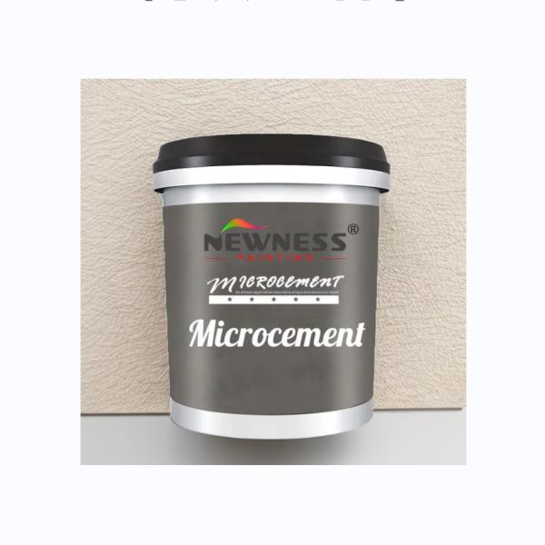 Revestimento de micro-cimento não tóxico e ecologicamente correto em cor brilhante baseada no gráfico de cores