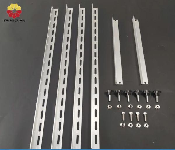 Aluminum Adjustable Triangle Racks for Flat Roof Solar Panel Energy Bracket Mounting