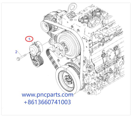 6754-61-4111 Tensioner Belt PC200-8 Komatsu PC300-8