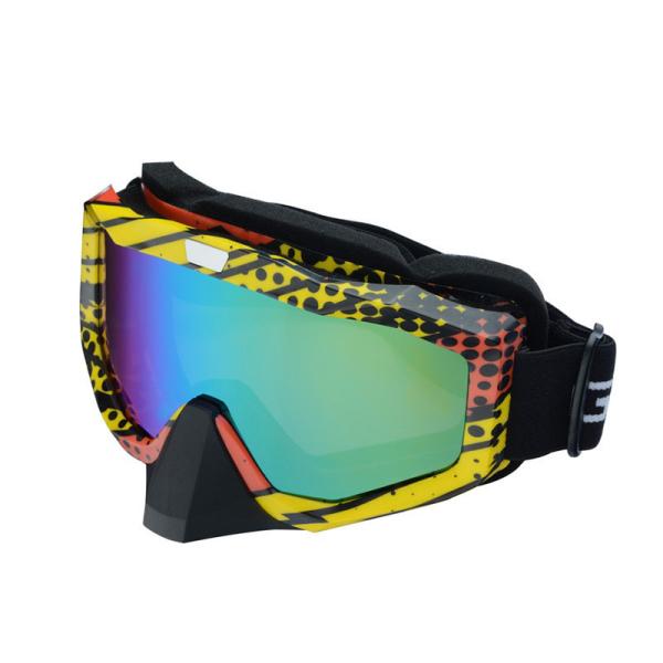 Serviço feito sob encomenda resistente da névoa dos óculos de proteção da motocicleta de Off Road da lente do PC disponível