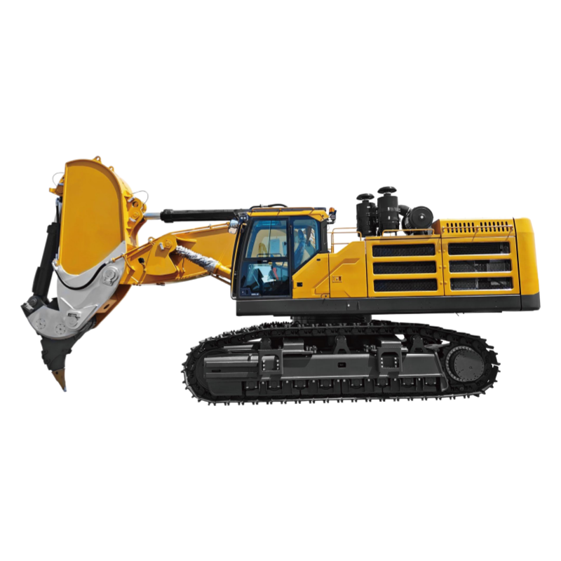 SDLG Lingong LGMG 91tons E6675HS Front Shovel Excavator Large Mining Excavator With Ripper Attachment For Breaking Hard Rock Frozen Soil