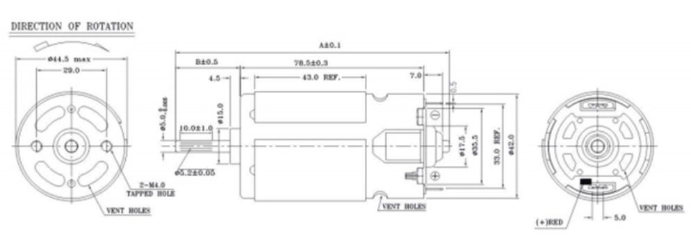 мотор кухонного прибора Blender руки мотора 16500rpm DC 180W 230V высоковольтный