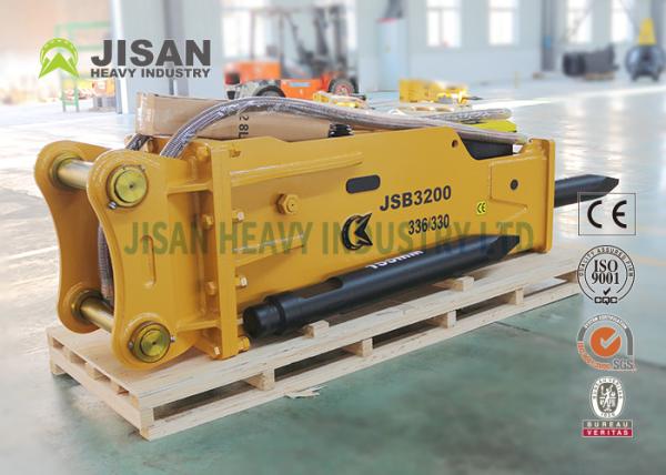 Heavy Duty Alloy Steel Excavator Rock Breaker With 1/2-5/4 Inches Hose Diameter