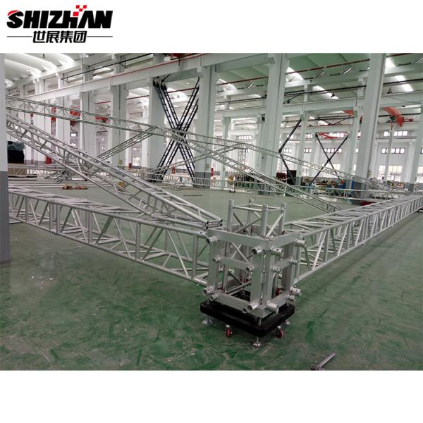 Outdoor Concert Stage Aluminum Truss System Silver Color