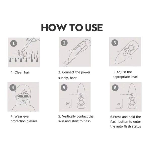 Bikini Trimmer Laser Hair Removal Home Device IPL Laser ICD Cool LCD Display Machine