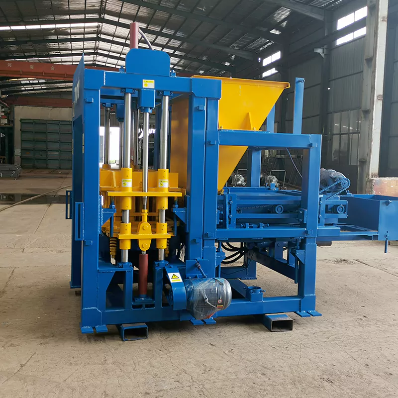Safety QT4-15 Automatic Block Machine High Efficiency Customization