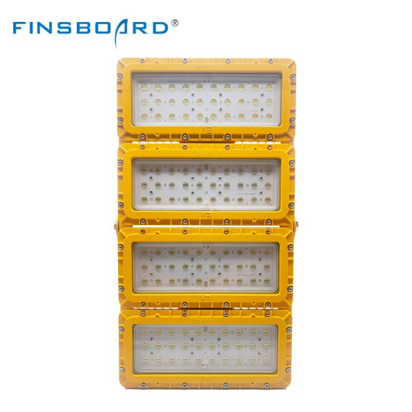 600W LED Explosion Proof Flood Light 15° Ultra-Narrow Helideck Helicopter CAP 437 IECEx IP66 Die-Cast Aluminum ADC12
