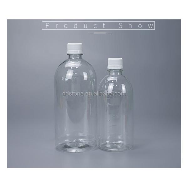 Shrink Sleeve 1000ml 500ml PET Screw Top Plastic Bottle 38g 51g
