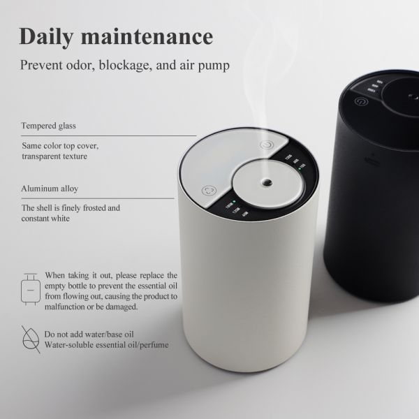 Intelligent Car Aroma Diffuser 100cbm Coverage 15ml Automotive Essential Oil Diffuser