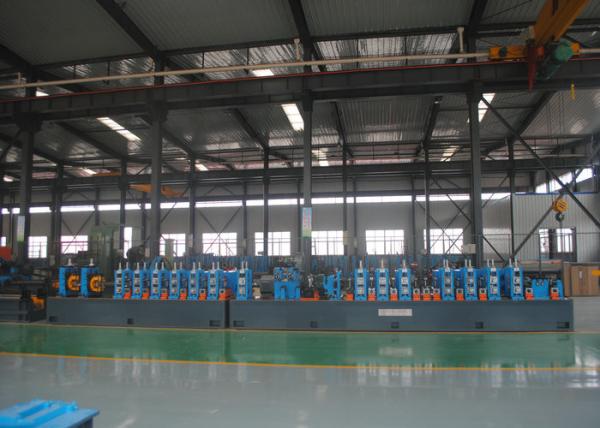 Carbon Steel Pipe Mill 25-76mm Diameter 50m/min Speed
