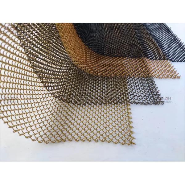 Architecture Wire Metal Coil Drapery With Different Colors For Decoration