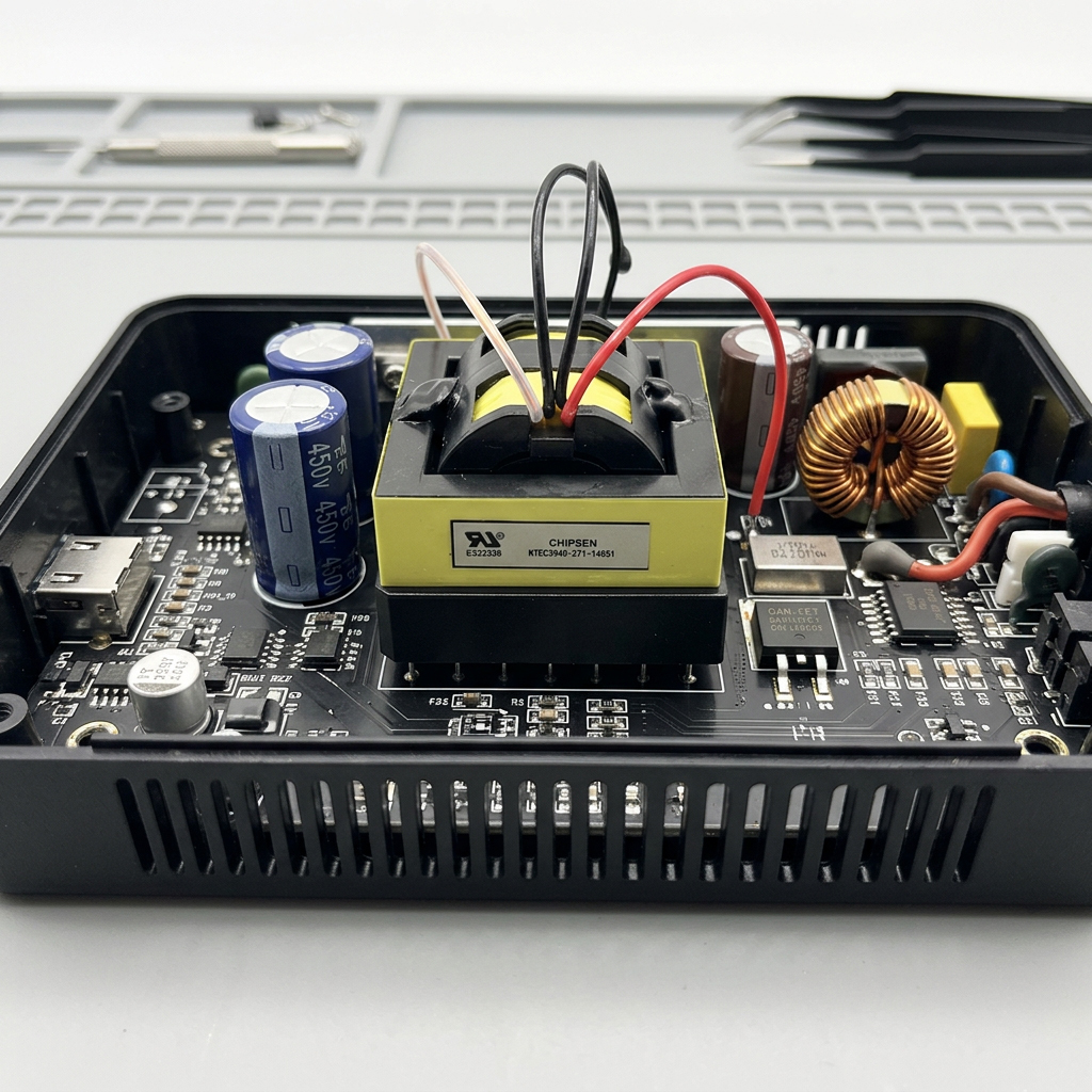 Compact Efficient EC39 HF Power Transformer Low DCR Stable Power Supplies
