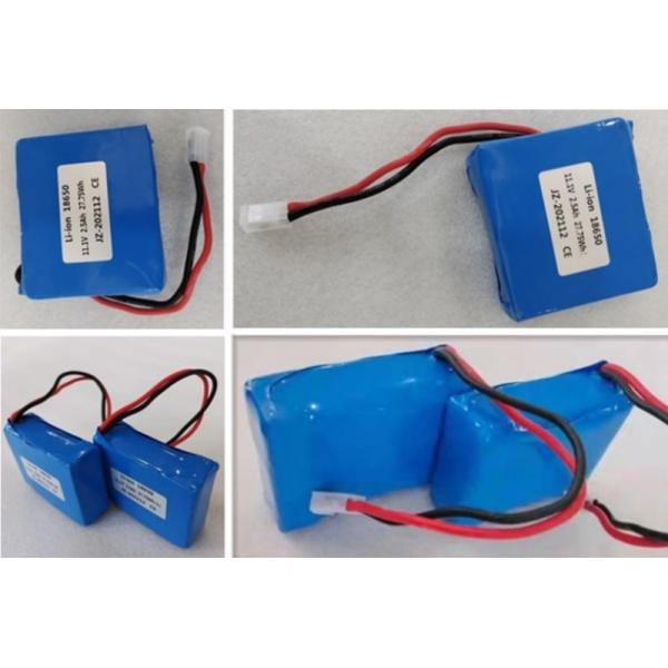High Disharge Battery Pack 3S1P 18650 2500mAh 8C 11.1V Batteries For Medical Device