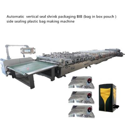 Side Sealing Plastic Bag Making Machine Vertical for Seal Shrink Packaging BIB