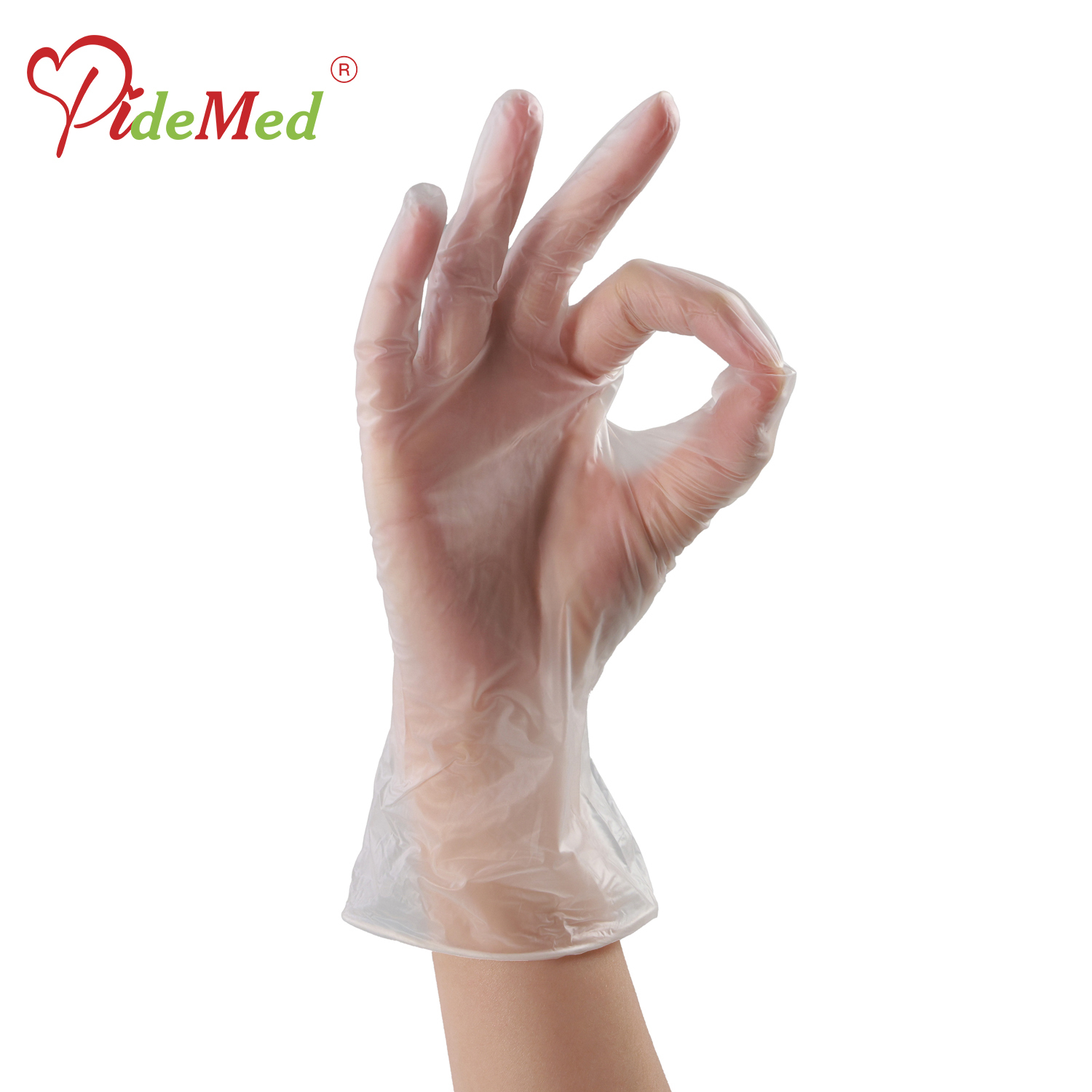 Food Grade Clear Vinyl Disposable Gloves Ambidextrous Clear Vinyl Gloves