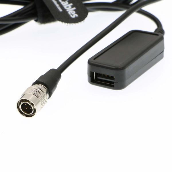 Homem do Pin Hirose dos cabos 4 de Alvin ao cabo fêmea do conversor 5V de USB da tabuleta audio da almofada do telefone da carga do misturador