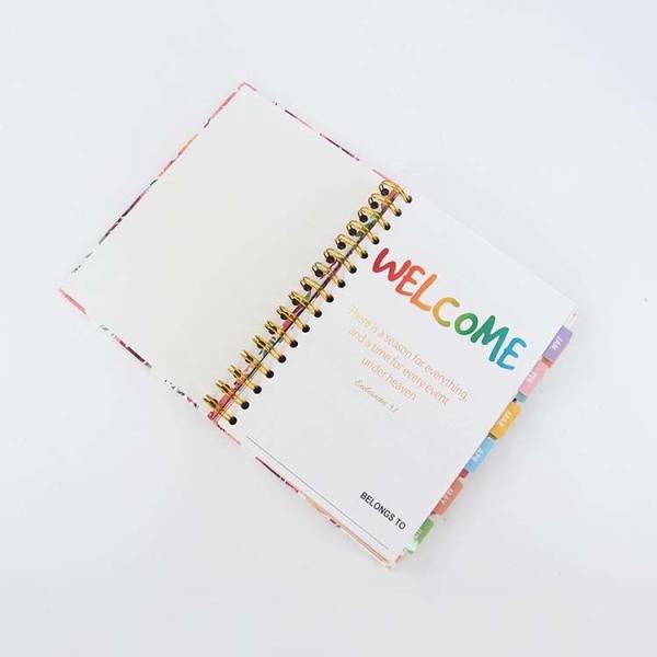 Leather Cover Material Composition Book Design 365 Days Daily Diary Budget Book