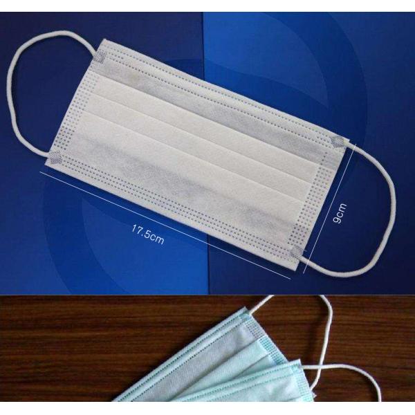 Anti Bacteria Disposable Medical Mask 2 Ply Non Woven Fabrics Non Toxic