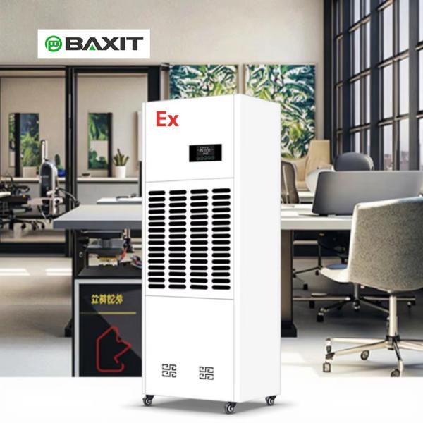 288L Déshumidificateur industriel commercial résistant aux explosions Absorbeur d'humidité Déshumidificateur extérieur mobile Serre