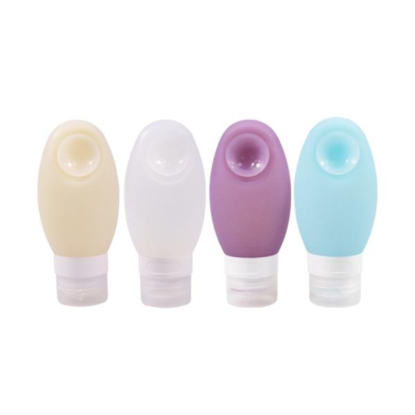 Mini Portable Silicone Travel Containers Unique Human Body Shape With Suction Cup