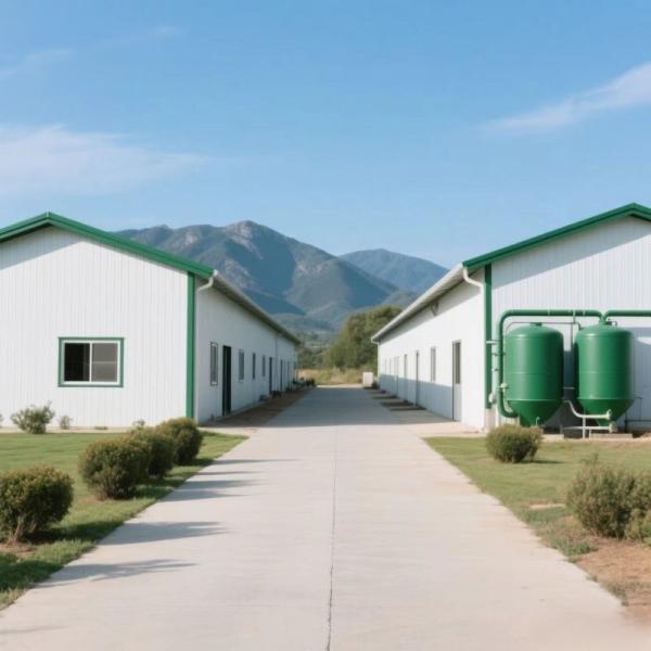 Low Price Modern Prefabricated Steel Structure Chicken House Farm Building